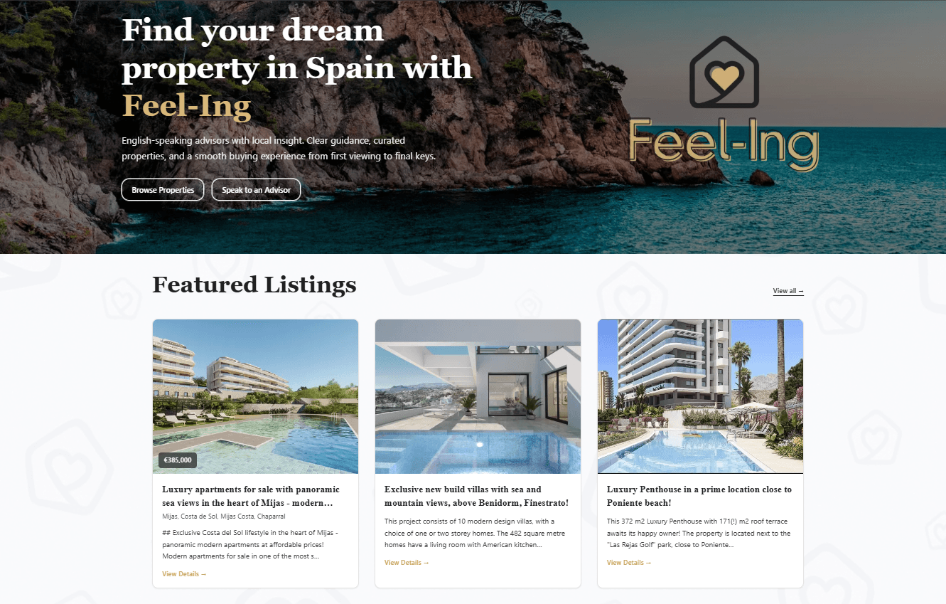 Feel-Ing Real Estate Platform